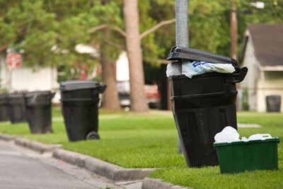 Trash and recycling to be collected at 6 a.m. on Monday, July 15 and Tuesday, July 16