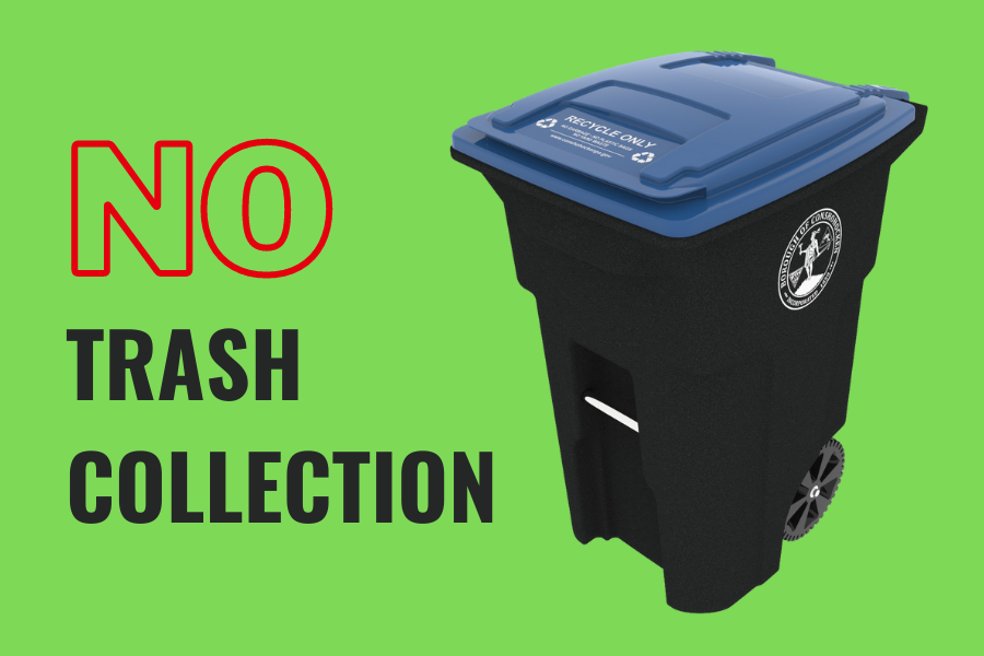 No Trash Collection Green