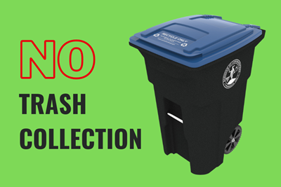 CodeRED Alert - No Trash Collection Tomorrow