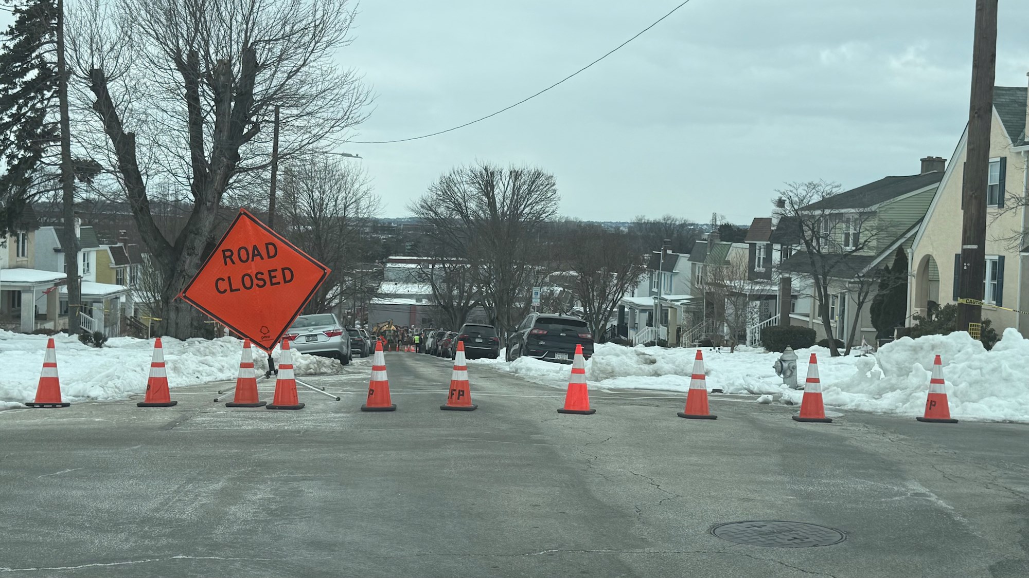 Information regarding water and gas mains break on West 10th Avenue